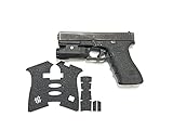 Handleitgrips Gun Grip Tape Compatible for Glock 17, 22, 34, 35 Gen 4 - Black Sandpaper Pistol Grip Tape, Easy Installation, Veteran Owned, Made in USA