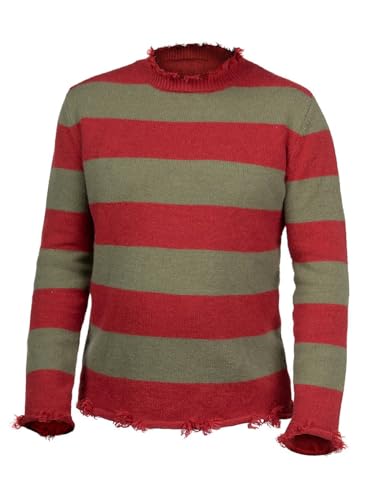 Maskworld Freddy - Alptraum - Nightmare Pullover - Signature Edition - Kostüm-Accessoire für Halloween Karneval & Motto-Party - Größe: L