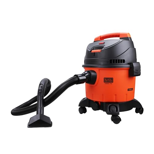 Image of BLACK+DECKER WDBD15 High Suction Wet Dry Vacuum Cleaner with HEPA Filter and Reusable Dust Bag, Suitable for Home and Professional Use, 15 Liter 1400 Watt 16 Kpa, 1 Year