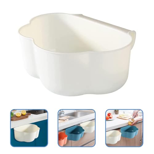 Caneca de basura colgante blanca para cocina en forma de nube miniatura 7