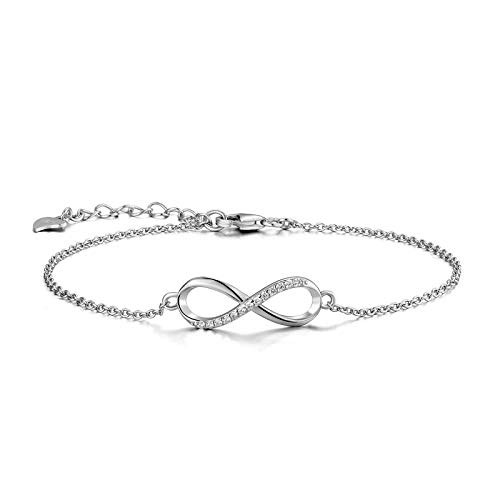 Bracelet infini en argent et or rose CERSLIMO, le bijou discret du quotidien