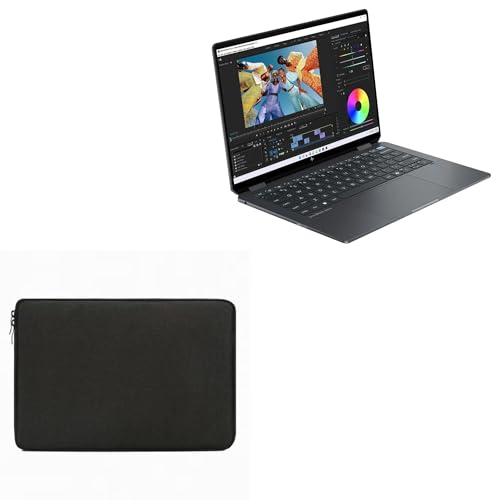 Funda BoxWave QuickZip PlushSuit para HP OmniBook X Flip 14