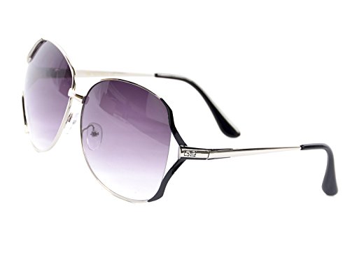 Goson Women's Gradient Oversize 65 mm Sunglasses