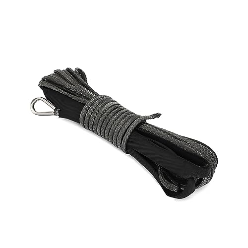 Cuerda de remolque sintética de 1/4 pulgada para rescate 4x4