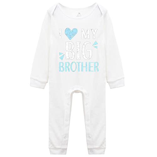 I Love My Big Brother Infant Single Peace Long Sleeve Short Sleeve Unisex Bodysuits