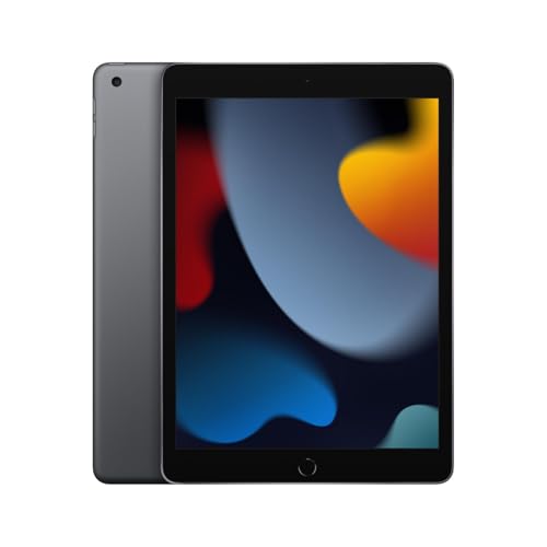 Apple iPad 10.2" 9th Gen (2021) Wi-Fi 64 GB iPadOS - Space Gray (Renewed) with Original Charger (No Keyboard and Pencil Included)