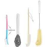 OLizee® Set of 4 Portable Blender Cleaning Brush with Hanging Hole Water Bottle Scrubbing Brush Blen