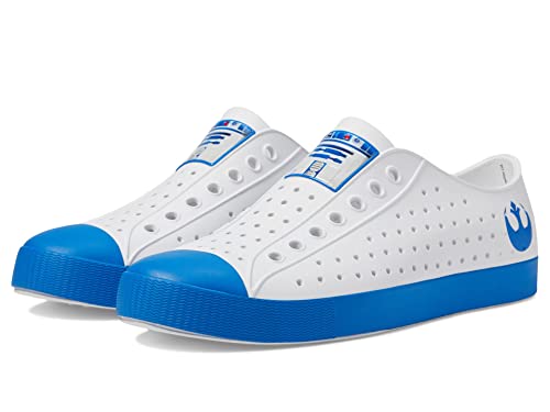 Native Shoes Jefferson Star Wars Print Shell White/Beep Blue/R2d2 Men's 6, Women's 8 Medium