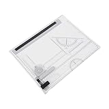 DEARMAMY Zeichenbrett Set Robustes Tragbares Zeichentablett mit Präzisen Skalen Leichtes Architektur zeichenbrett für Outdoor Reise und Professionelle Technische Zeichnungen