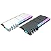 Hlsicnalm Computer DDR4 DDR5 5V ARGB Sync Memory Radiator PC RGB Colorful RAM Heatsink Cooler Cooling Shim Armor Black, 500360100A2