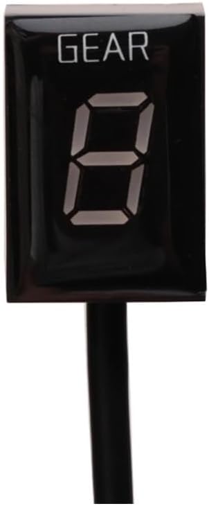 Gear Display Meter Motorcycle Digital Gear Indicator Counter 1-6 Speed Display ECU Mount for YA&MAHA YZF-R1/R6 XJR400 Motorcycle Gear Indicator