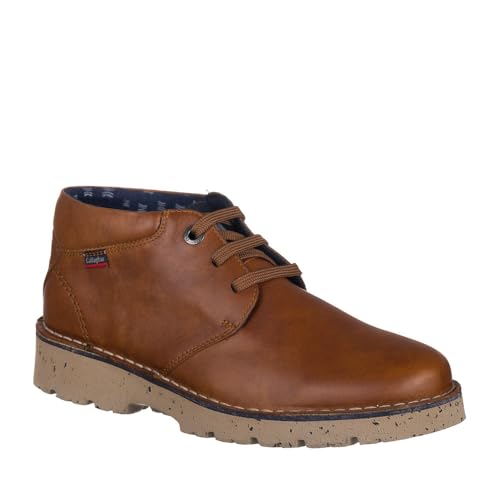 Callaghan Zapatos de Piel para Hombre, Marrón, con Cordones, Suela de Goma (Marrón, Sistema Tallas Calzado EU, Adulto, Hombre, Números, Mediano, 42)