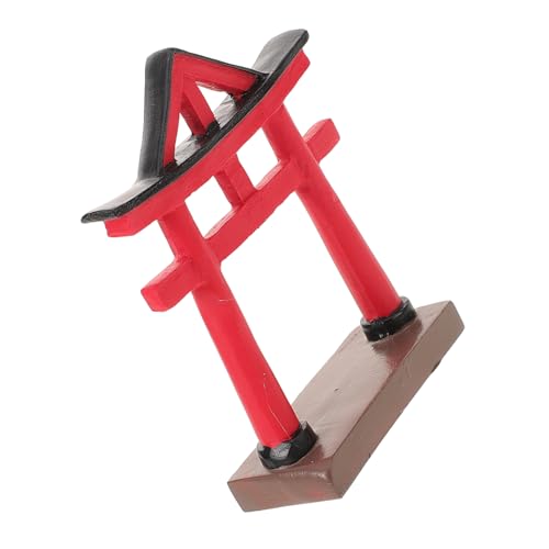 GOOHOCHY Japanese Gate Ornament Miniature Model for Aquarium Zen Garden Sand Rug Decor