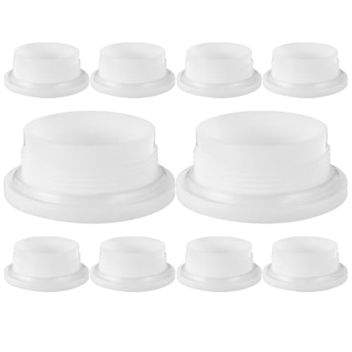 COLLBATH Tapones de Sellado Roscados para Bidones de 200L 20 Piezas Tapa Exterior de Plástico Resistente a Altas Temperaturas Cierre Hermético Anticorrosión para Bidones Químicos Agua