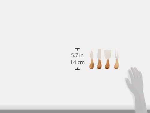 Miniatura 3 de Twine Cuchillos de queso gourmet  Juego de cuchillos de acero inoxidable  Herramientas de charcutería accesorios para tabla de quesos  Acero