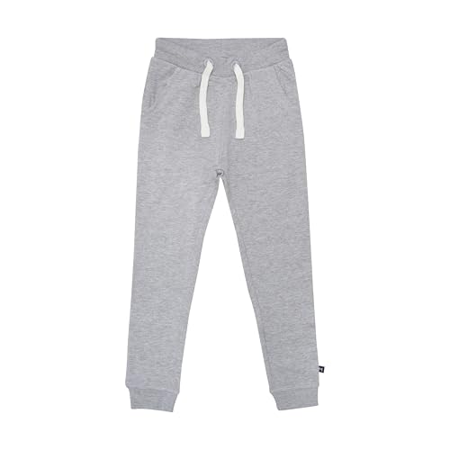 MAGIC KIDS WEAR Jogginghose Kinder und Babies aus Baumwolle, 2er Pack Dark Pink/Grau (577), 128