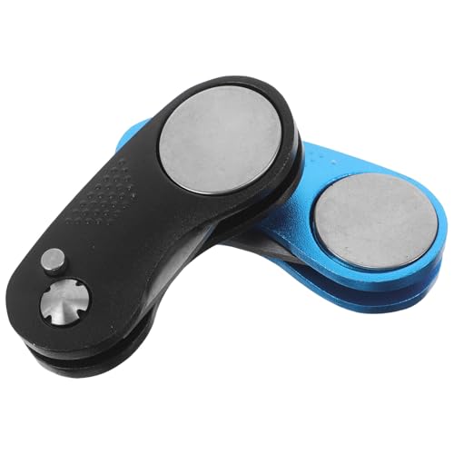 Herramienta de divots de golf PRETYZOOM en pack de 2 tenedores plegables azul y negro