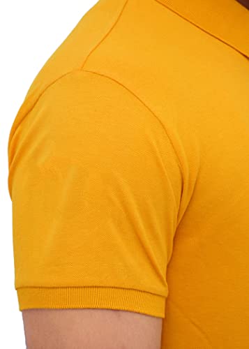 Image of 3BROS Men's Cotton Blend Half Sleeve Regular fit Comfortable Polo Neck T-Shirt (Pack of 1)
