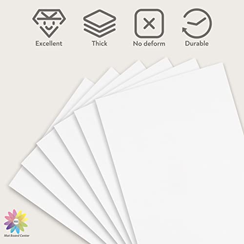 Image of Mat Board Center, 25 Pack 24x36 Inch Corrugated Cardboard Sheets Large | White Flat Cardboard Inserts for Mailing, Packing & Shipping, Craft Card Board (White on one side)