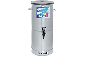Iced Tea Dispenser 5-Gallon Capacity with Durable Lid