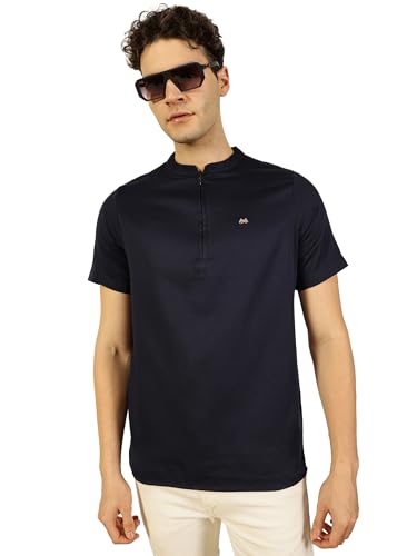T-shirt en coton pour homme Thomas Scott à col rond et demi-manches