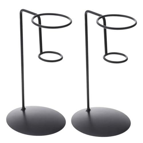 Cabilock 2Pcs Ice Cream Cone Holder Stand Iron Display Rack for Ice Cream Cones Snacks Appetizers Simple Design Easy to Clean for Parties Events