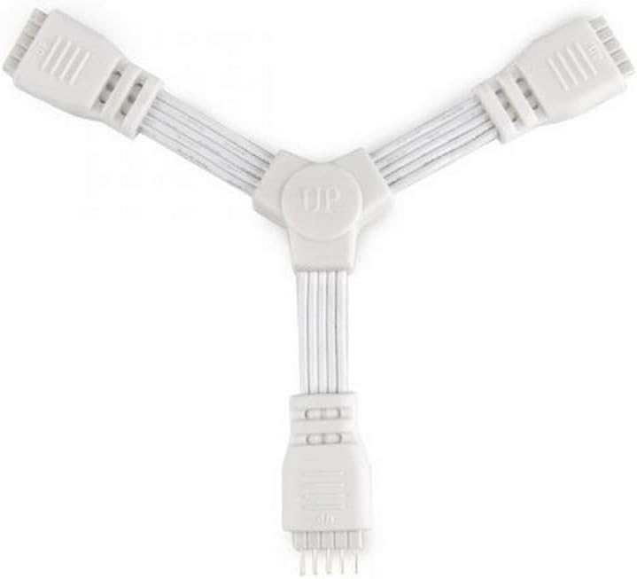 WAC Lighting LED-TC-Y-WT Invisiled Y-Connector for Invisiled 24V Tape Light in WhiteWhite