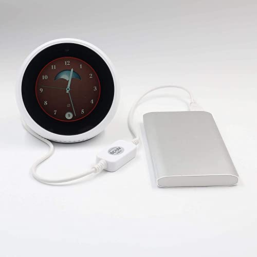 Digitcont Usb 5V To Dc 12V 4Mm X 1.7Mm Power Cable, Compatible With Echo Devices, Usb Voltage Step Up Converter Cable, Power Supply Adapter Cable, 4 Feets, Dc 5V To Dc 12V Cable #TOP1