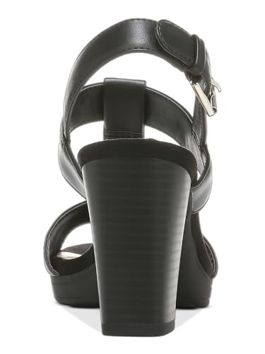 Giani Bernini Womens Paulette Faux Leather Block Heel Black 8 Medium (B,M)2