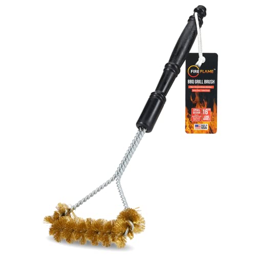 Fireflame 16-Inch Brass Grill Brush