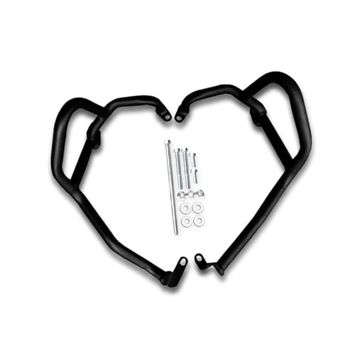 Pare-chocs moteur pour Loncin 350 AC barre de protection cadre de moto noire
