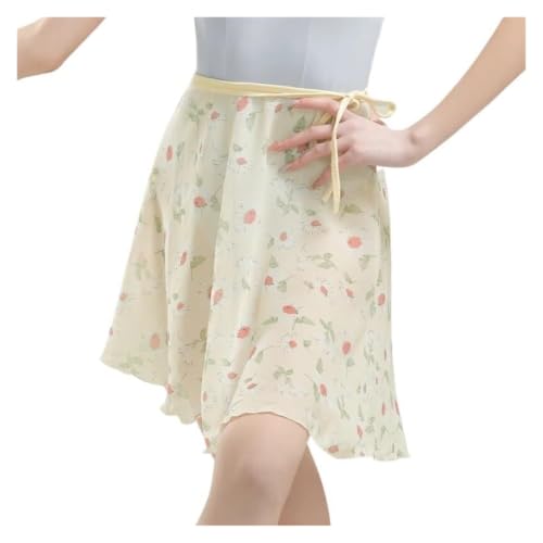 Jupe de danse en mousseline multicolore pour cours de ballet