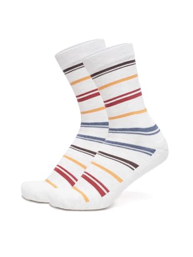 Image of Levi's Men's Cotton Stretch Crew Length Half Terry Socks with Cushioned Sole (Pack of 3)