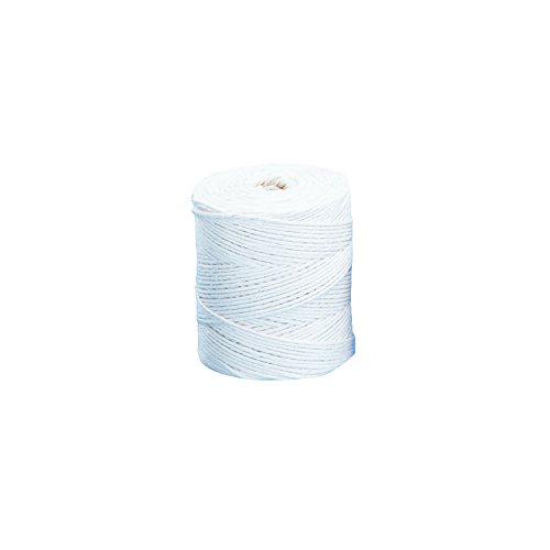 Rayher 4200402 Cuerda de yute natural de 6 cabos, color blanco, 6mm, 35 m largo