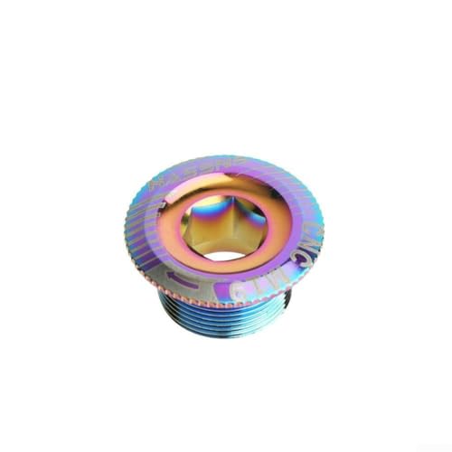 Tornillos de fijación de manivela de aleación de aluminio diseñados para adaptarse a varios modelos de bicicleta, mejorando la durabilidad (colorido M19)