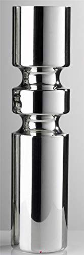 I Luv Ltd Miranda Watkins Gleam Pewter Collection 262Mm Double Groove Vase #TOP1