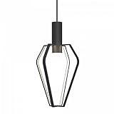 Fabrication haut de gamme. Nordlux 83213003 Lampe suspendue, Métal, Integriert, Noir, 40 x 40 x 6 cm