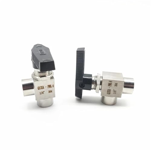 Válvula de bola de acero inoxidable de alta resistencia y diseño angular 6