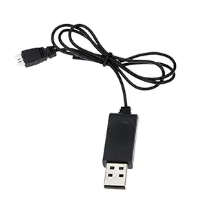 Lipo Battery USB Charger Cable Cord with Led Indicator for 3.7V - RC Quadcopter Drone by Indian Hobby Center