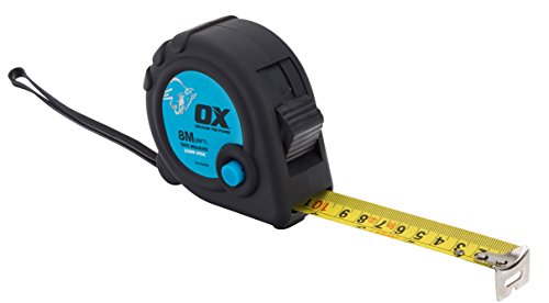 OX Trade 8m Tape Measure - Metric/imperial