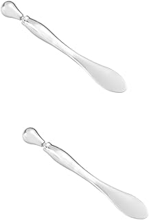 FOMIYES 2 Peças Massageador De Olhos Faciais Varinha Creme Para Os Olhos Bastão De Massagem Varinha Facial Rolo Ferramentas Para Cuidados Com A Espátula De Maquiagem Kit De Maquiagem