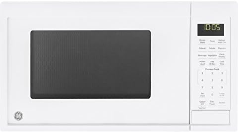 GE Countertop Microwave Oven | 0.9 Cubic Feet Capacity, 900 Watts | Kitchen Essentials for the Countertop or Dorm Room | White