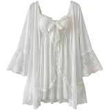 Luxylei Damen-morgenmäntel Für Brautjungfern, 2er-Pack Nachthemden Und Morgenmantel-Pyjama-Set, Nachthemden Spitze Und Schleife, V-Ausschnitt, Sexy Nachtwäsche