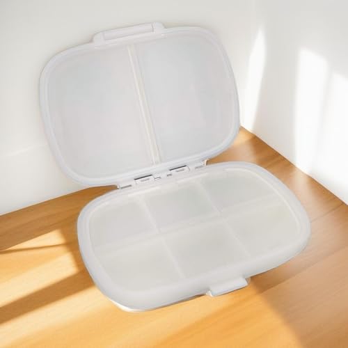 Porta Comprimidos Semanal Caixinha de Remédio Organizador de Medicamento Estojo PilBox Diário Cápsul