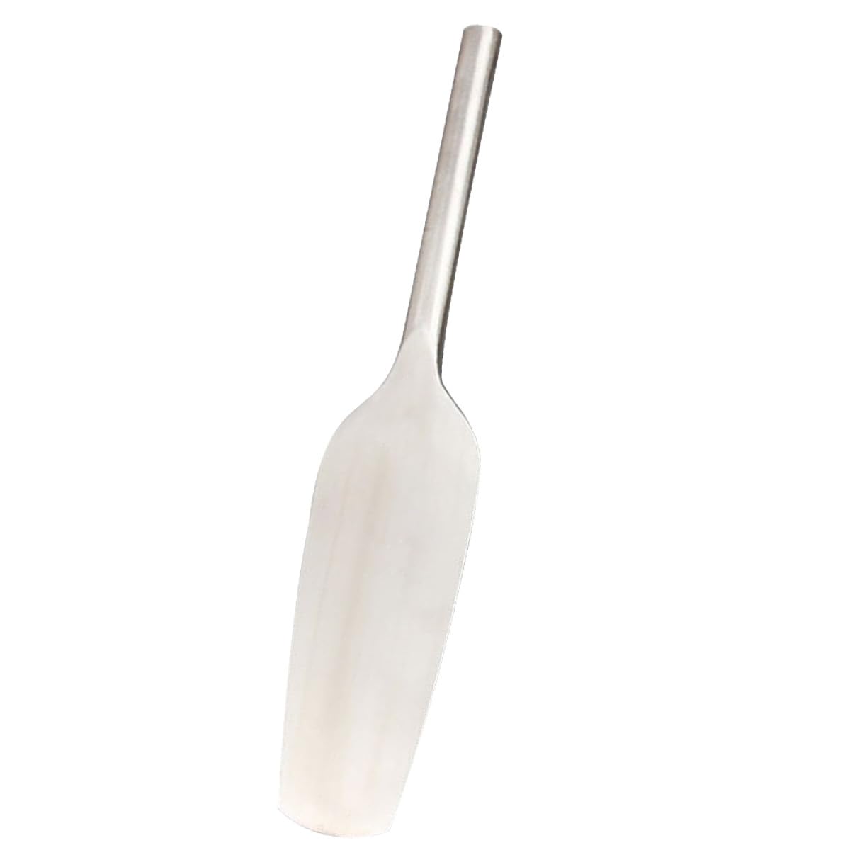 SOIMISS Truelle à Brique en Acier Inoxydable, Double Face Ronde, Outil de Maçonnerie Solide pour Chantier, Truelle à Béton et Plâtre, Outil de Finition pour Pose de Briques et Carrelage,