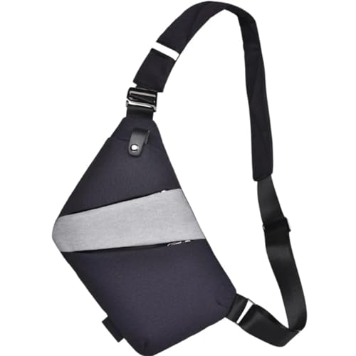 Secure Waterproof Crossbody Bag with Anti-Theft Features for Daily Commute