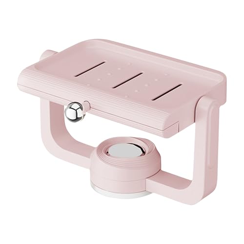 Portajabónes De Ducha con Ventosa - Bandeja De Jabón De Pared con Ventosas - Bandeja De Drenaje para Cocina Bañera Alfeizar con Esponja Y Accesorios