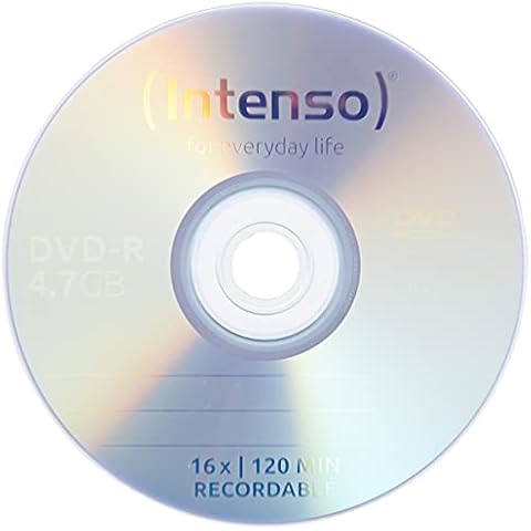 Intenso DVD-R 16x Speed 4,7GB (100er Spindel DVD-Rohlinge) Cover