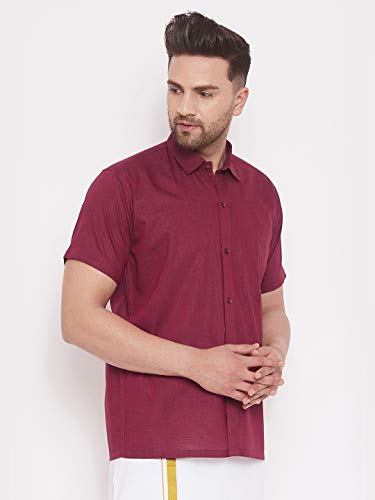 Image of VASTRAMAY Men's Cotton Blend Solid Regular Fashion Vest