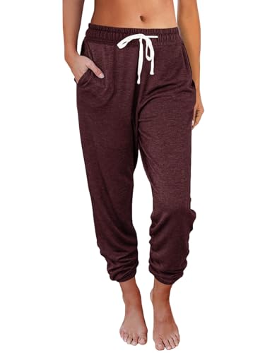 Women Baggy Sweatpants with Pockets Lounge Womens Pajama Pants Female Trouser